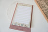 Floral To Do List Memo Pad