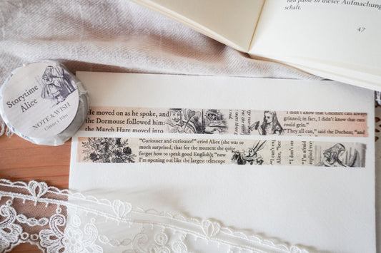 Alice in Wonderland Washi Tape - Storytime Alice