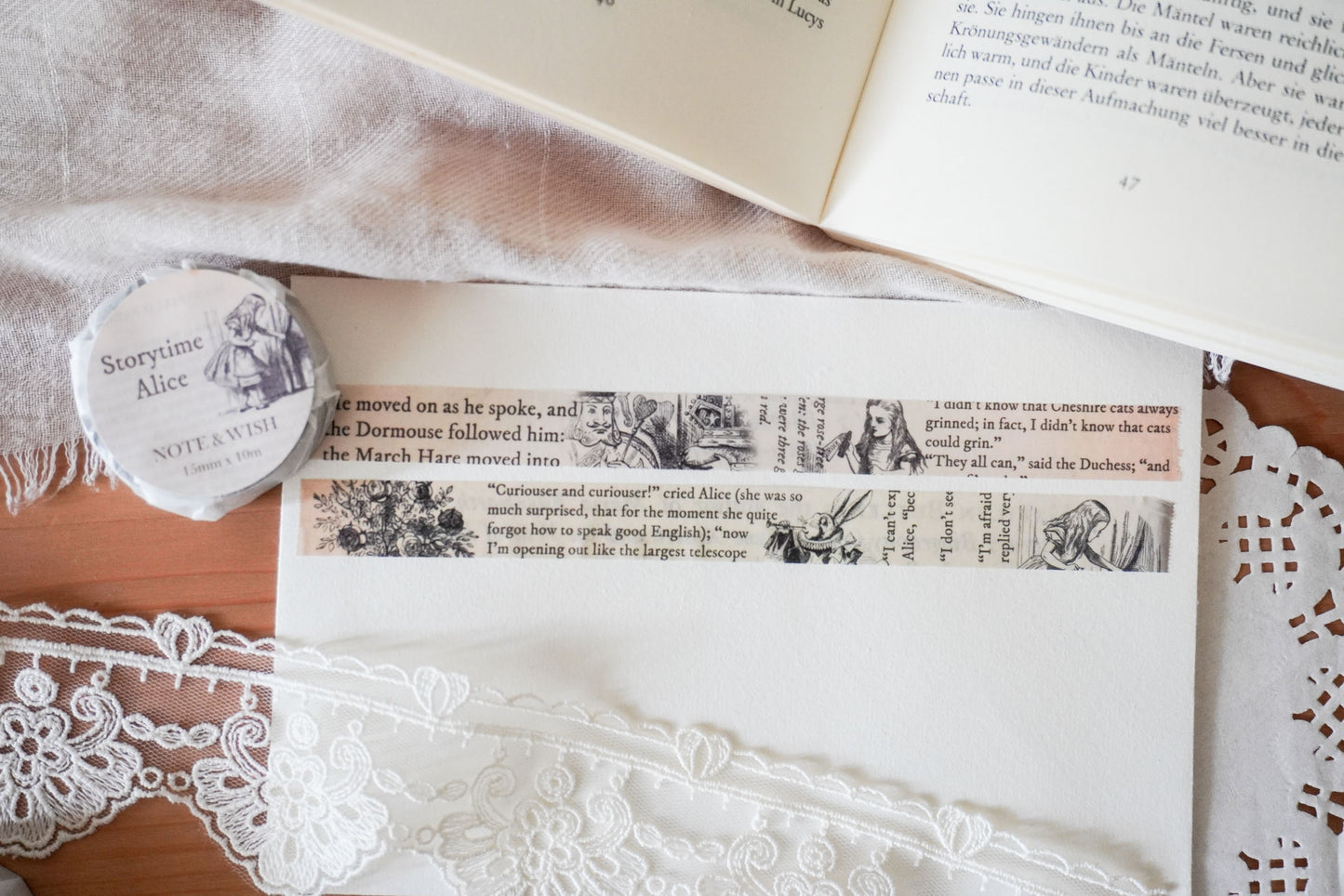 Alice in Wonderland Washi Tape - Storytime Alice