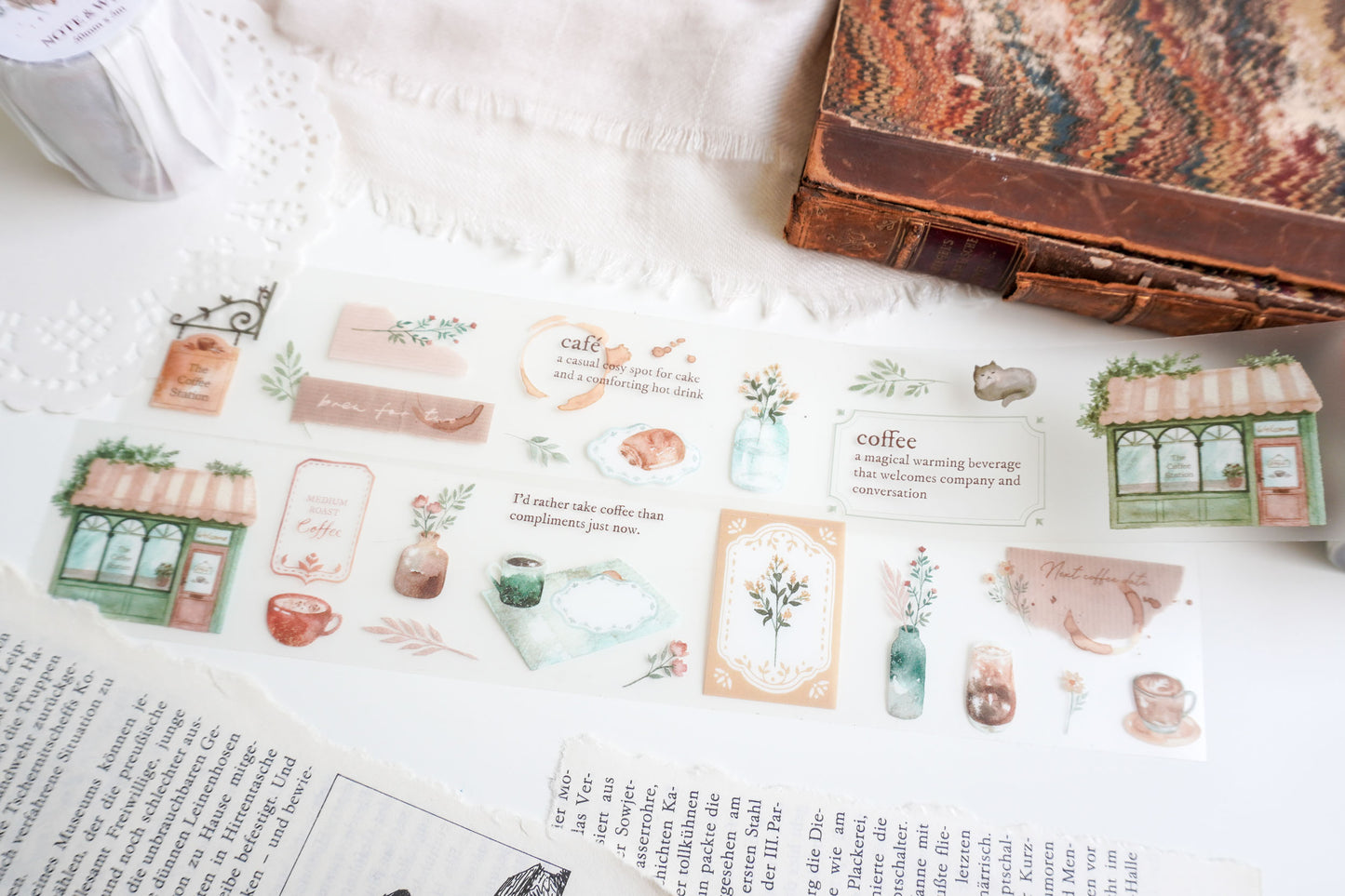 The Coffee Station PET Tape