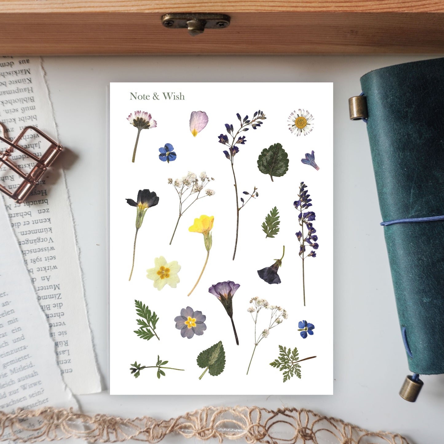 Pressed Flowers - Washi Paper Stickers