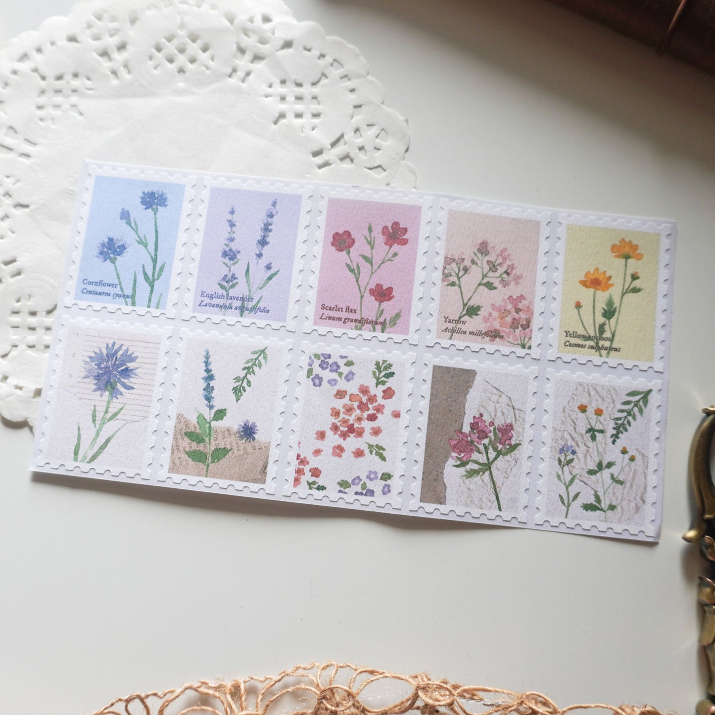 The Flowers Postage Stamps