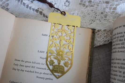 Brass Bookmark for Book Lovers - The Readers Bookmark
