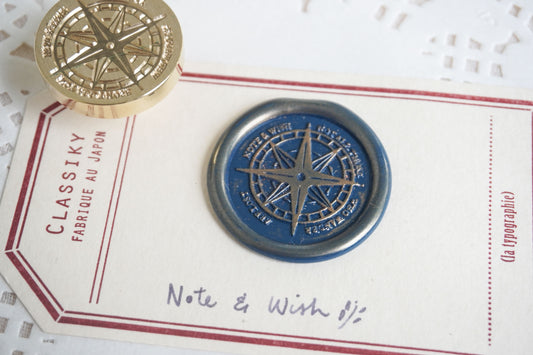 Travellers Wax Seal Stamp, Note & Wish Seal Stamp