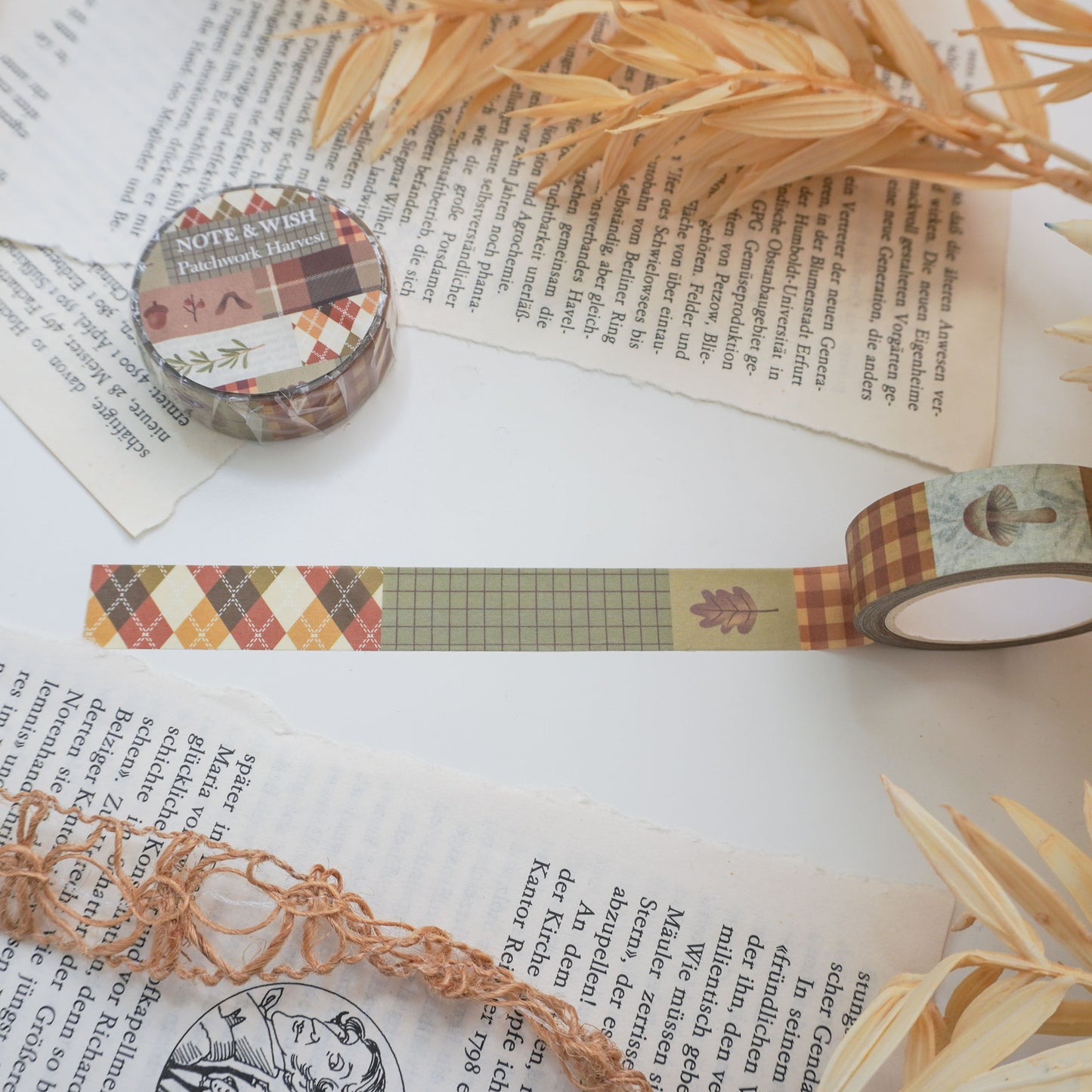 Patchwork Harvest, Autumn Washi Tape