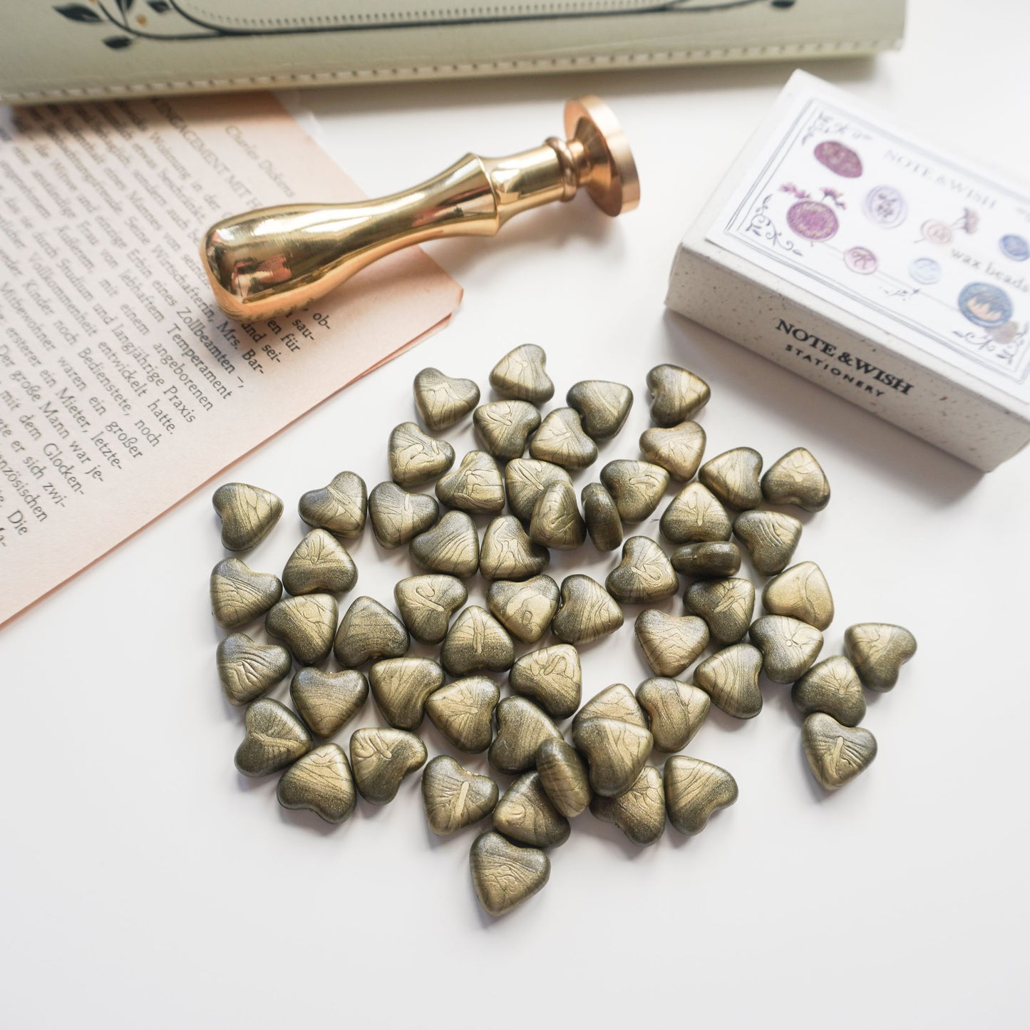 Gold - Heart Shaped Wax