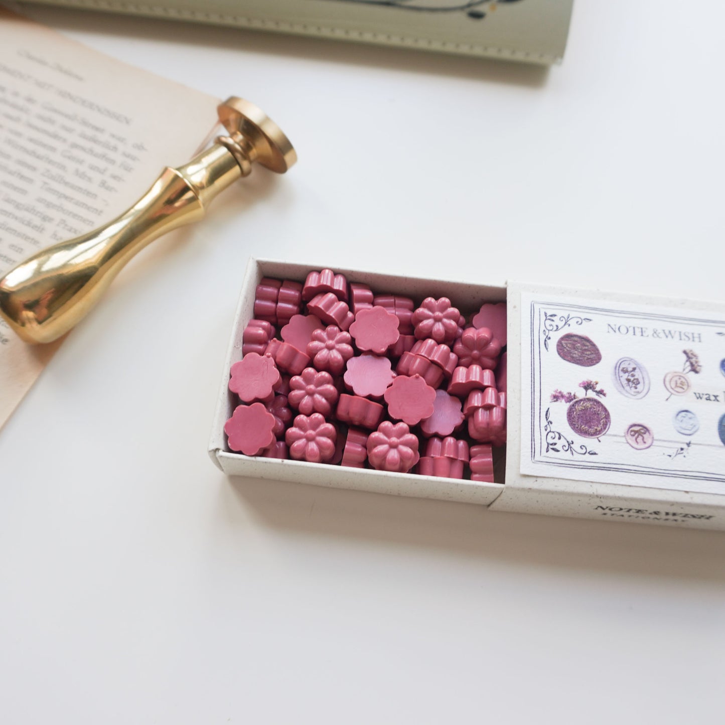 Pink - Flower Shaped Wax