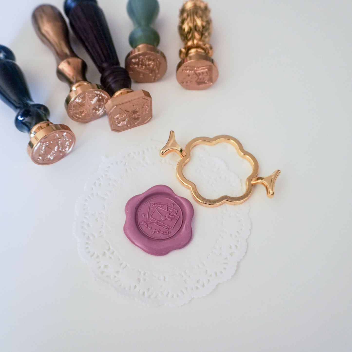 Blossom Wax Stamp Mould Stencil