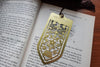 The Readers Brass Bookmark