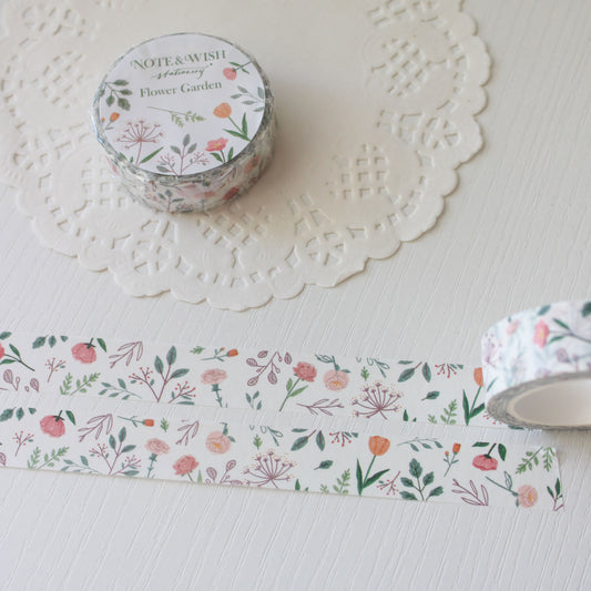 Flower Garden Washi Tape - Floral Washi