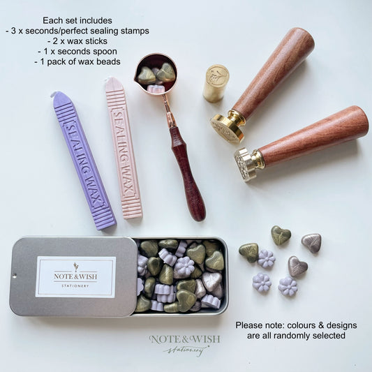 Wax Seal Starter Kit - Seconds & Perfect Stamp Bundle