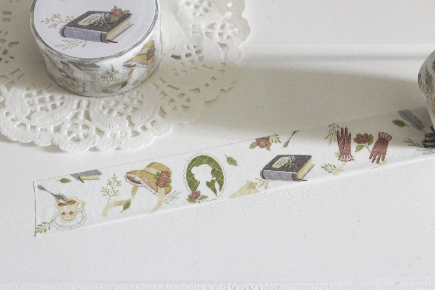 English Rose Washi, Note & Wish Washi Tape - Note And Wish