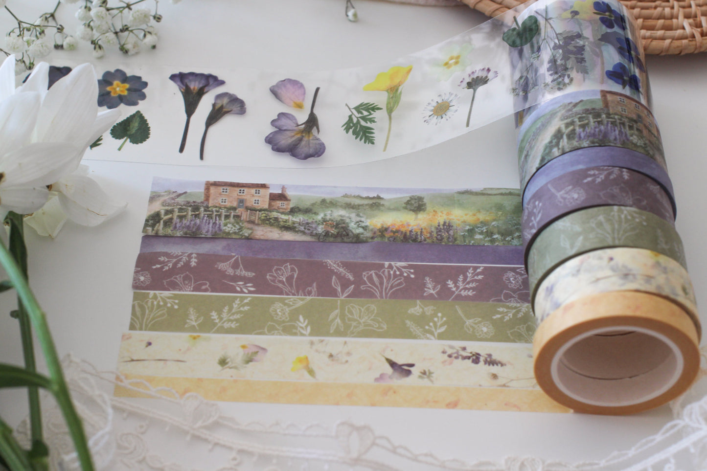 Petal Paper Washi Tape, Note & Wish Washi