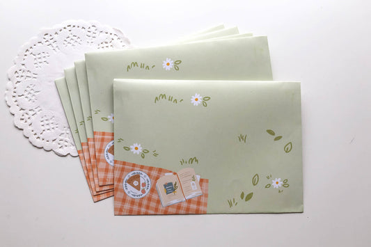 Summer Picnic Envelopes - Pack 5