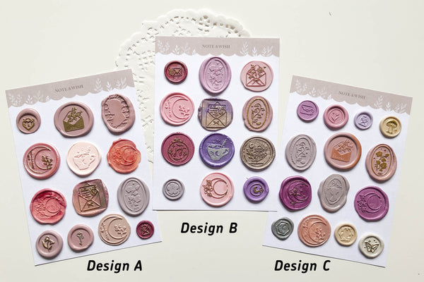 Premade Wax Seals - Pack of 12