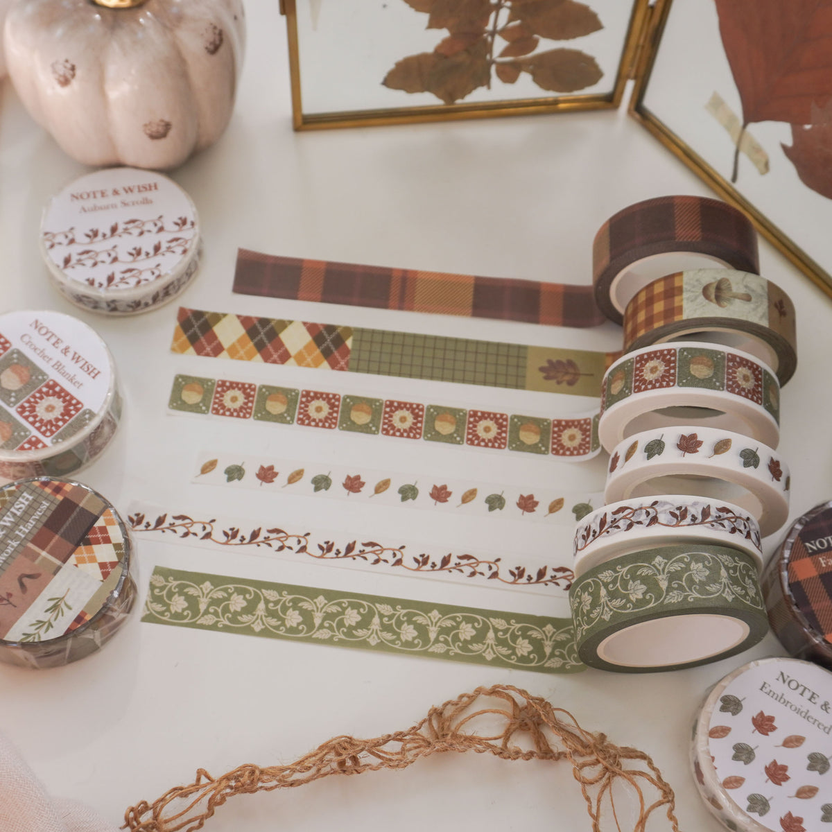 SECONDS Autumn Washi Tape (No Packaging)