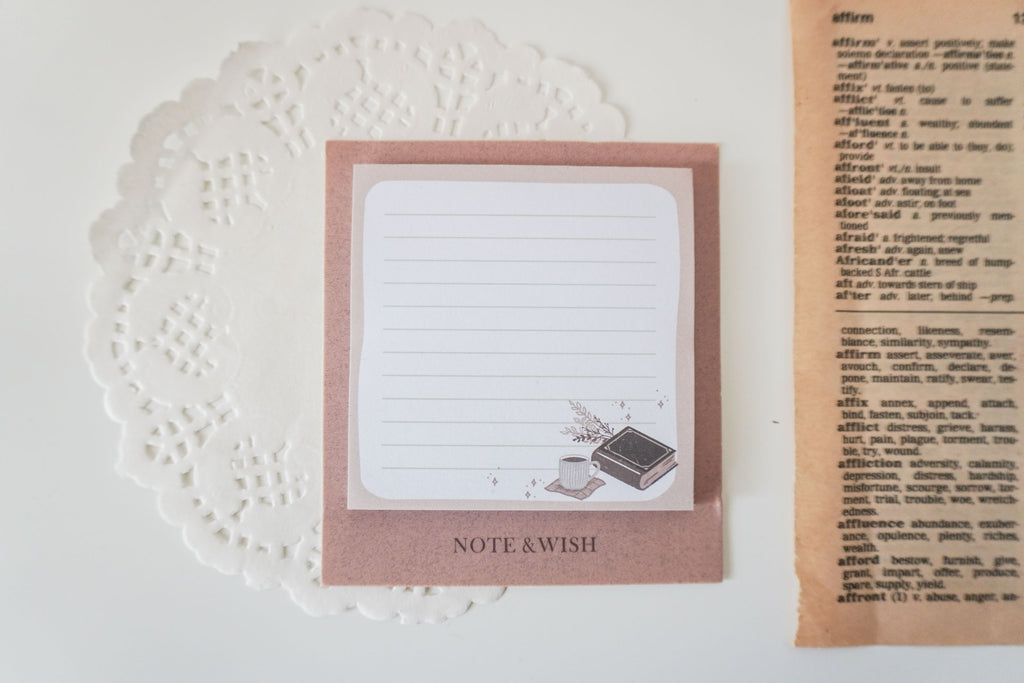 Books & Tea Memo Pad