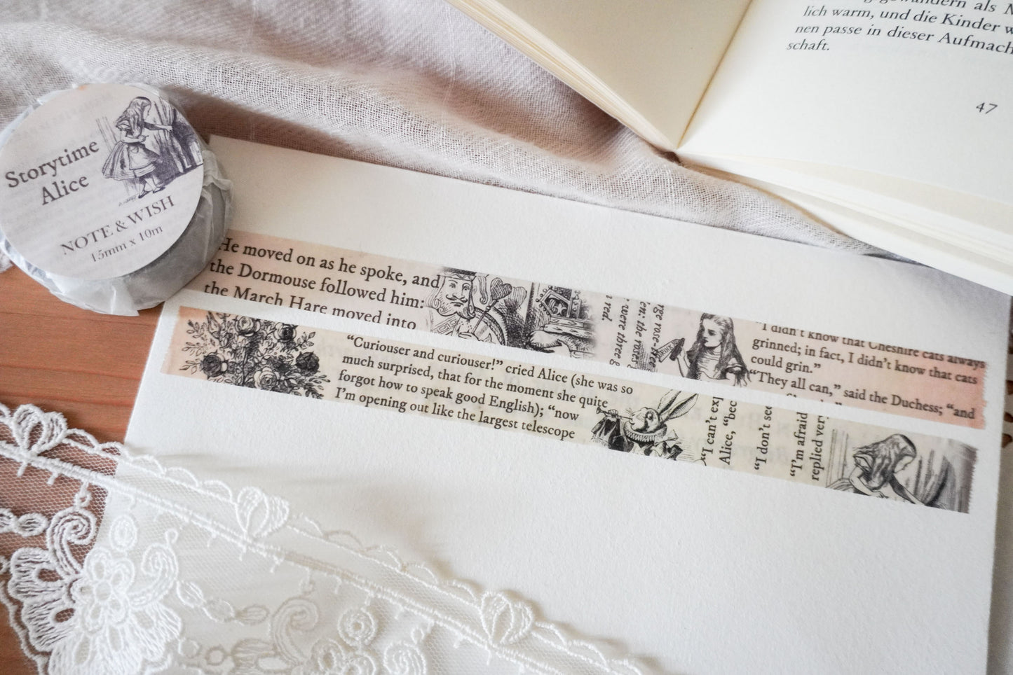Alice in Wonderland Washi Tape - Storytime Alice
