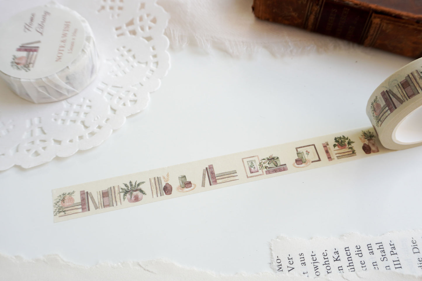 SECONDS - Home Library, Book Washi Tape