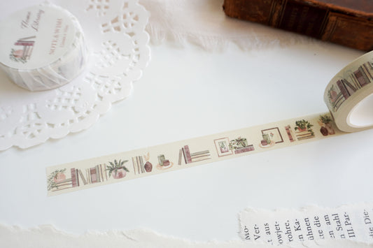 SECONDS - Home Library, Book Washi Tape