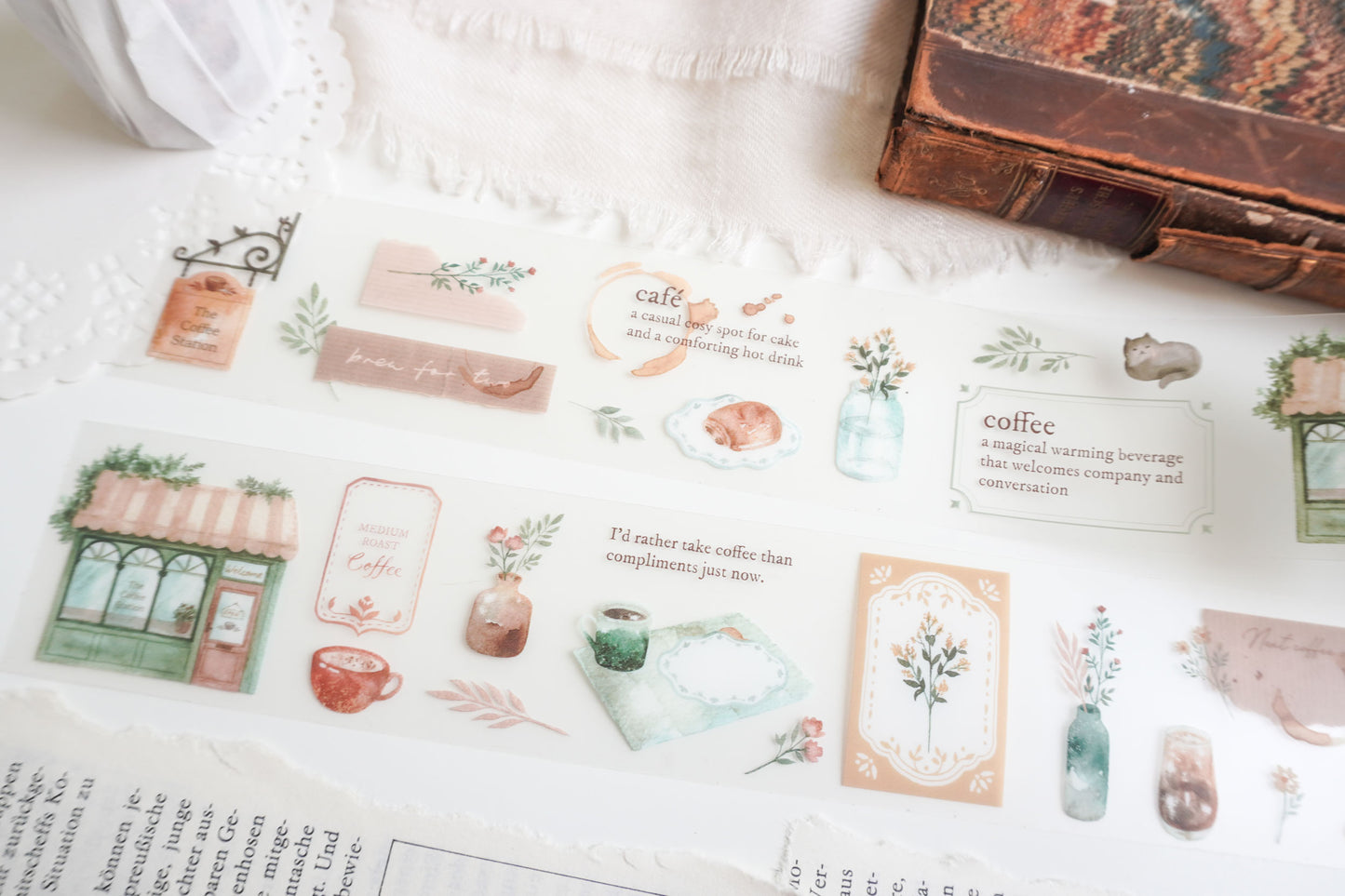 The Coffee Station PET Tape