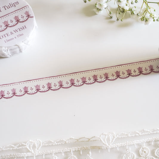 Field of Tulips (pink) Washi Tape