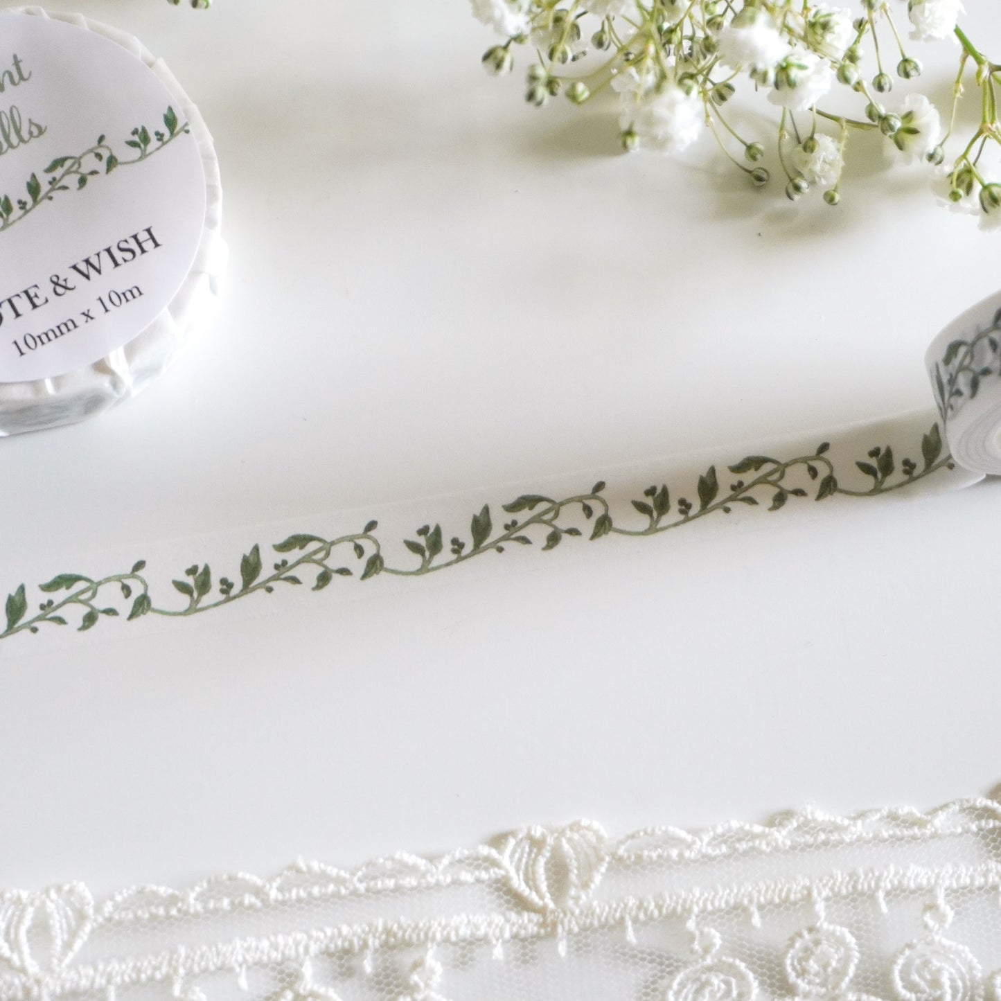 Verdant Scrolls Washi Tape