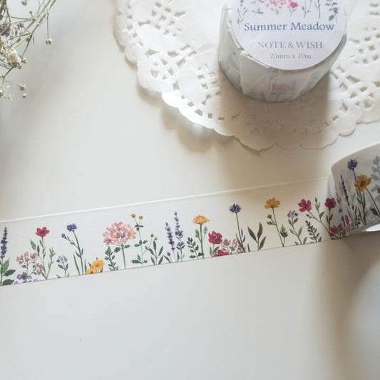 Summer Meadow Washi Tape - Wildflower Washi Tape