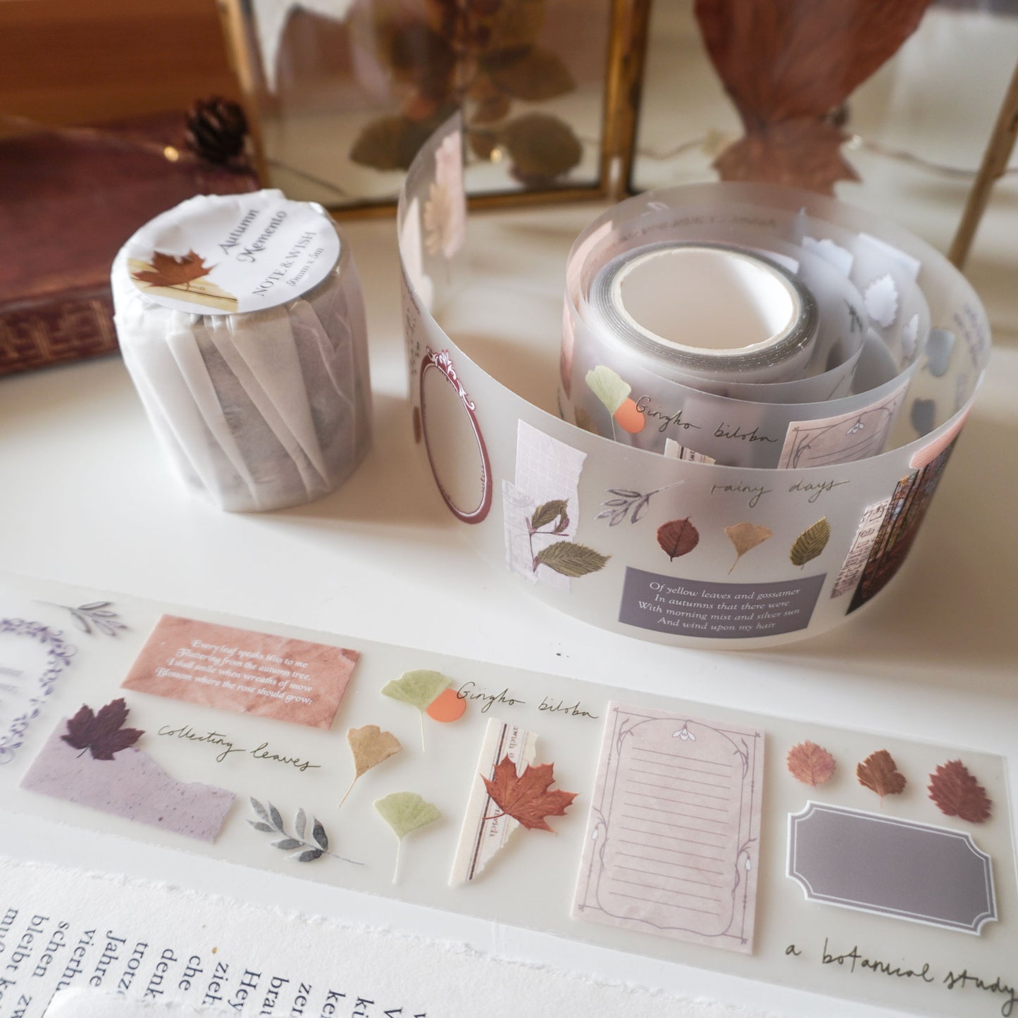 Autumn Memento PET Tape