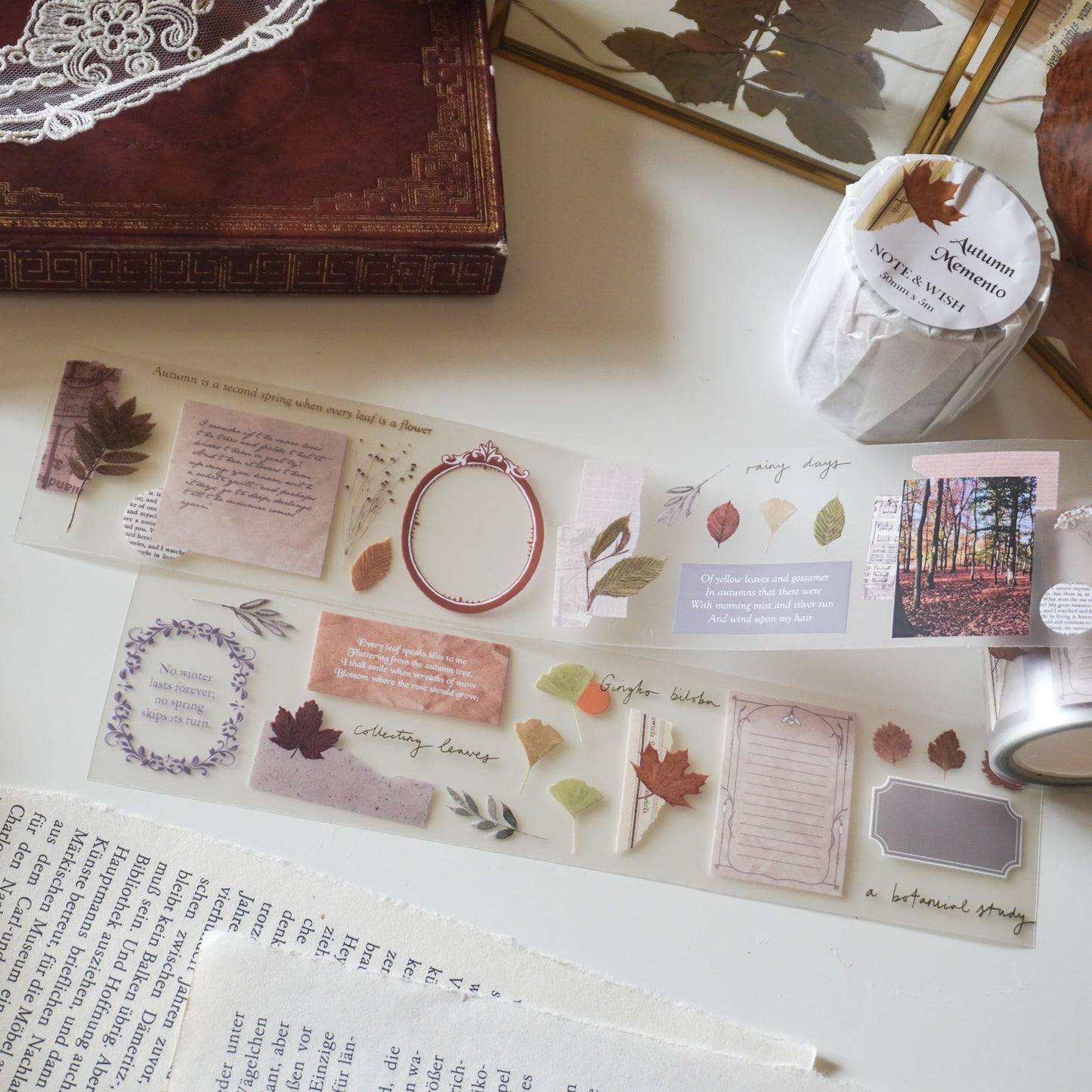 Autumn Memento PET Tape