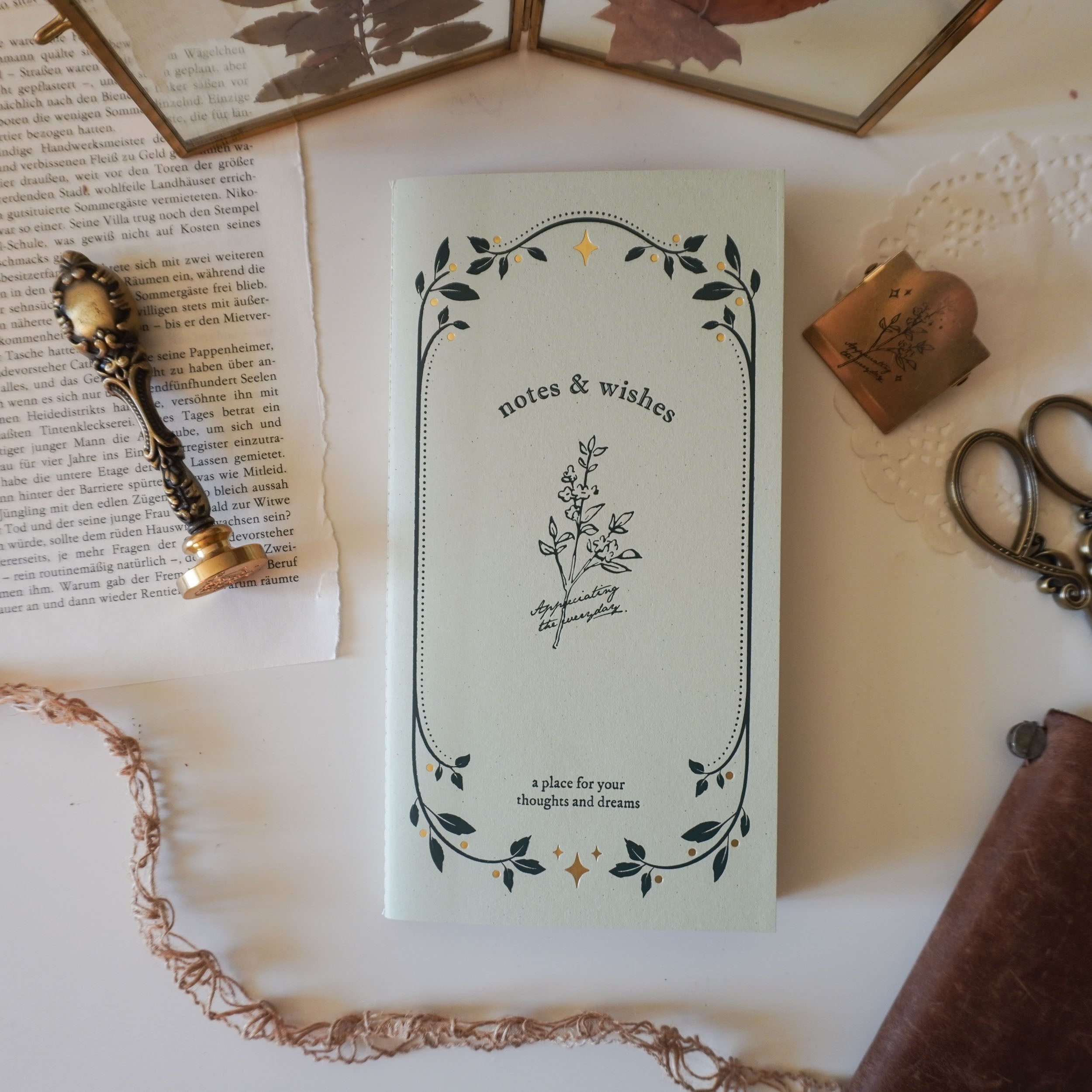 Notes & Wishes Mix Paper Journal - Standard TN Size – Note And Wish