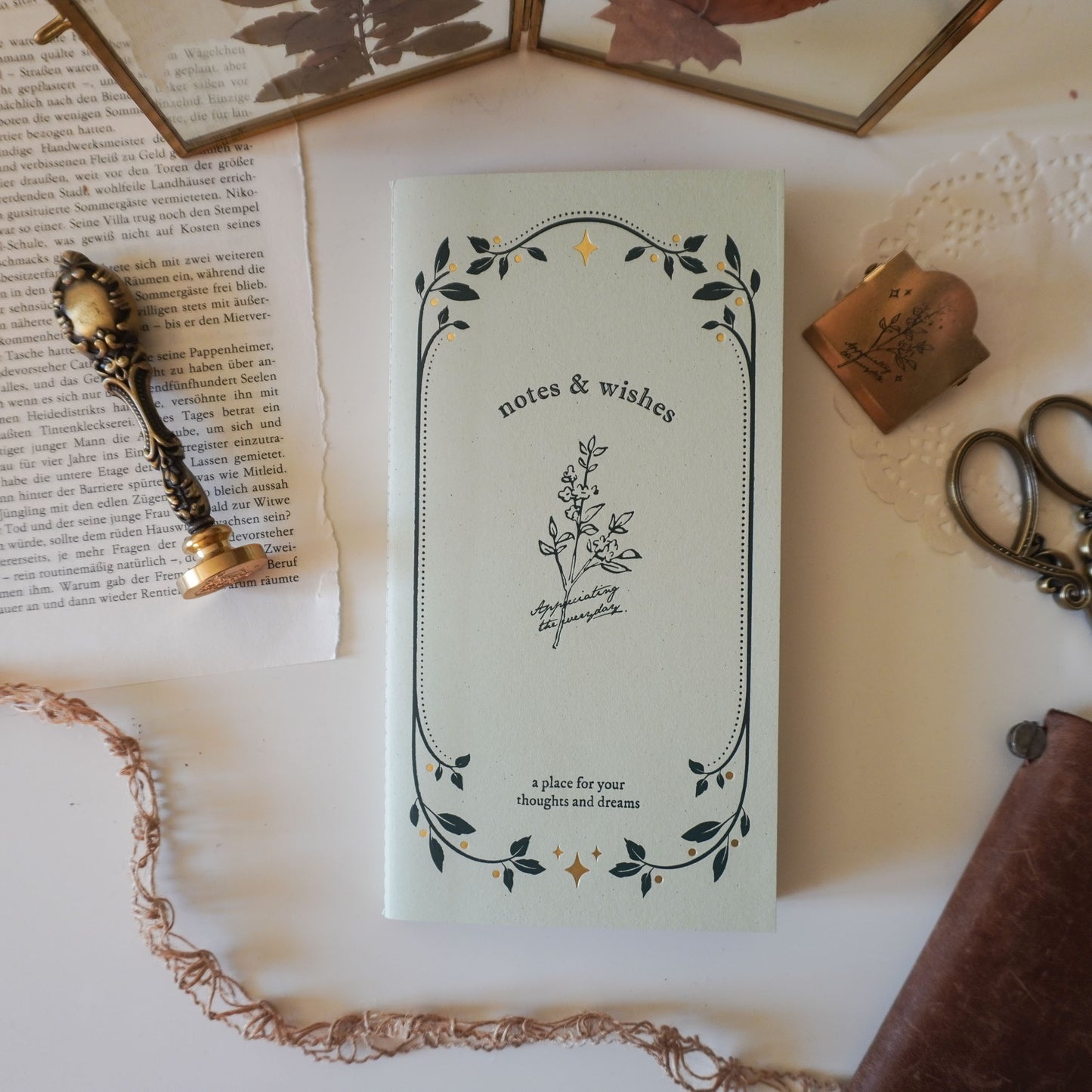 Notes & Wishes Mix Paper Journal - Standard TN Size