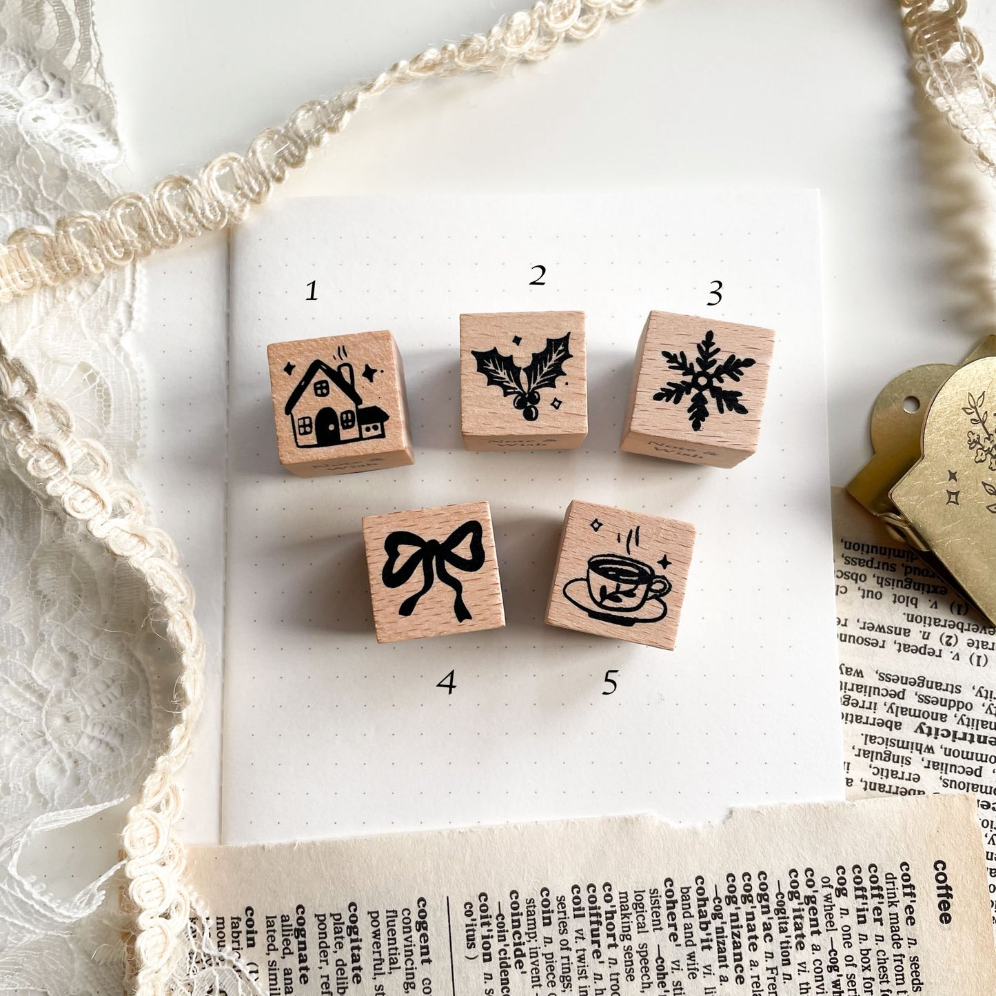 Cosy Season Rubber Stamps