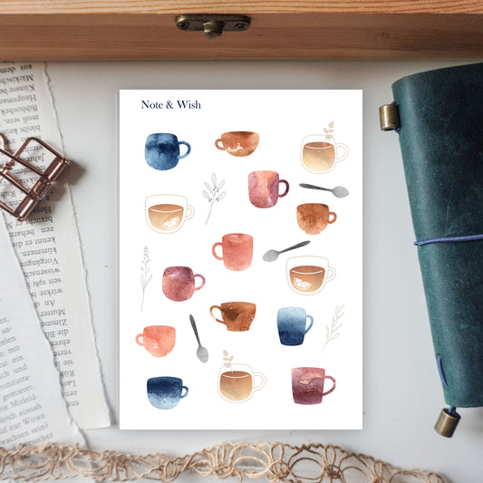 Stoneware Tea - Washi Paper Stickers