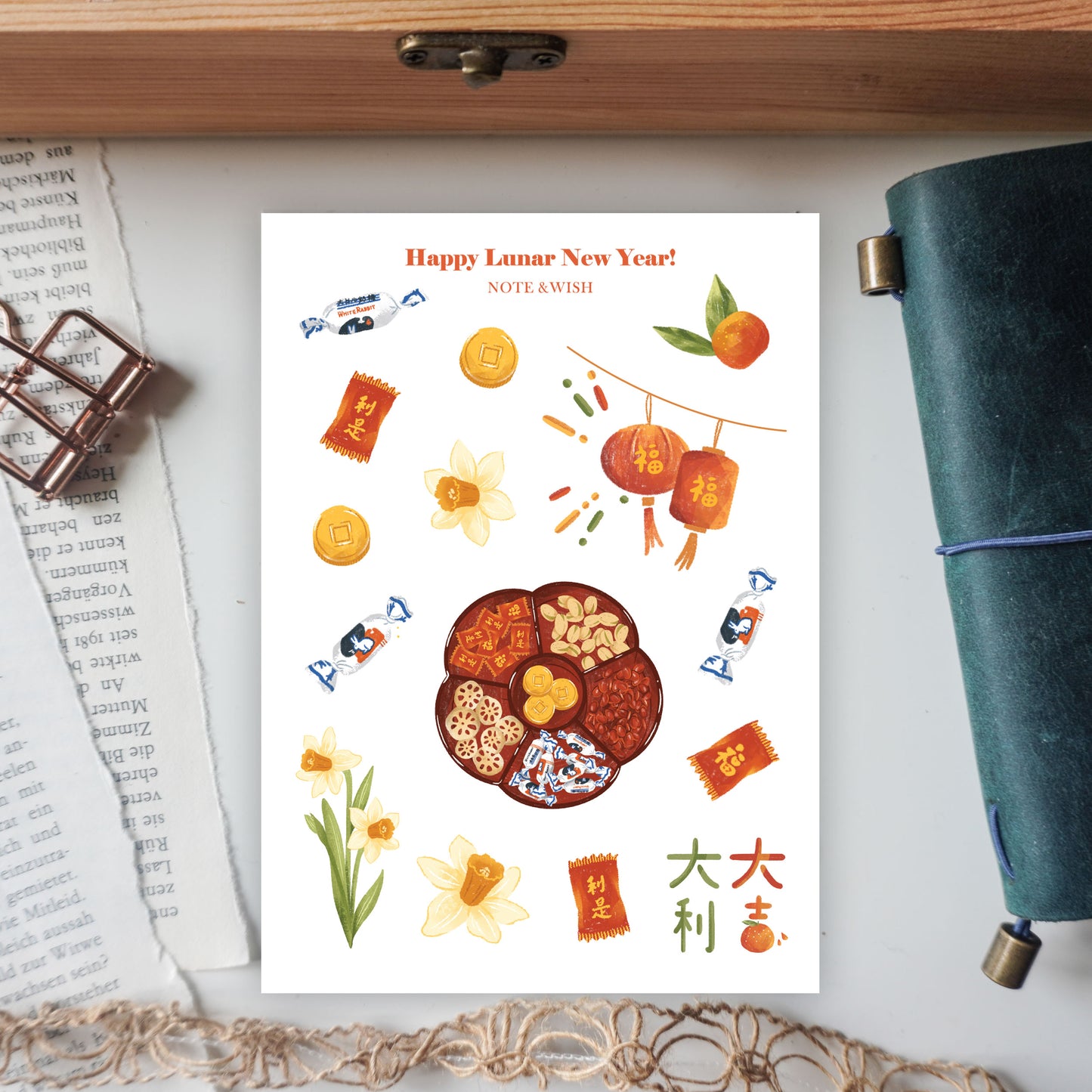 Lunar New Year - Washi Sticker Sheet