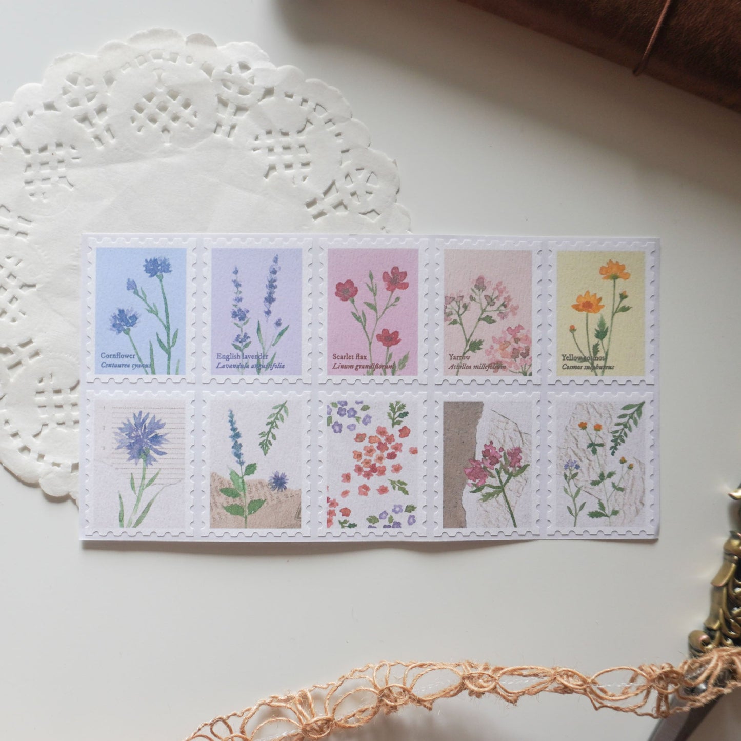 The Flowers Postage Stamps
