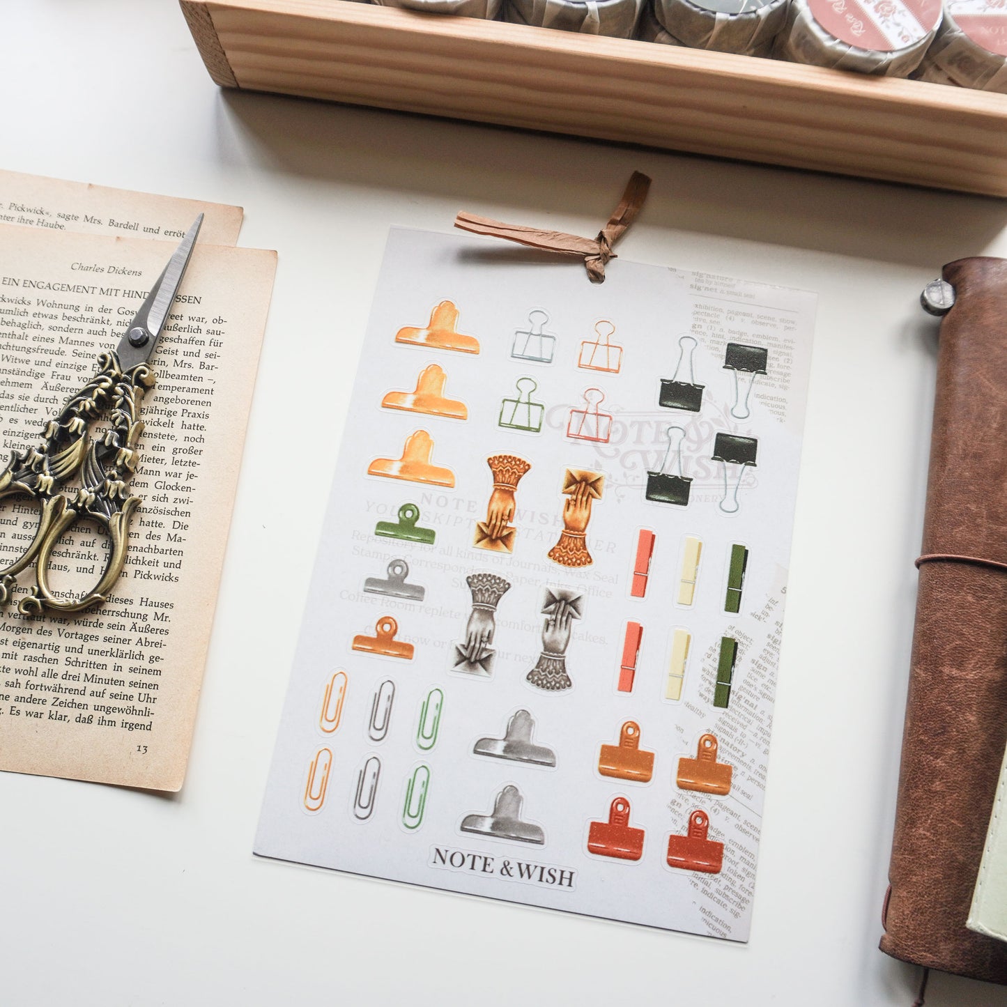 Clips - A5 PVC Stickers