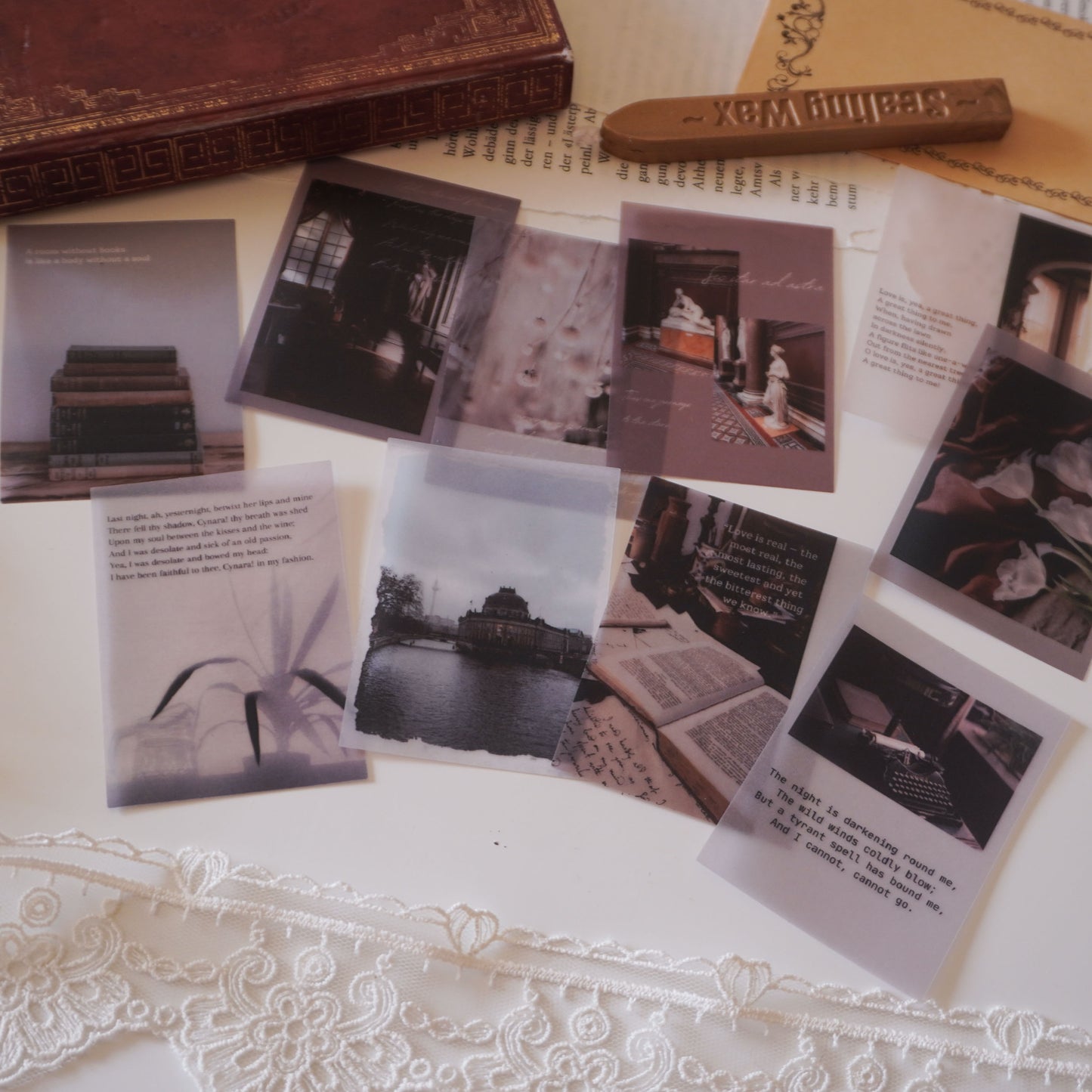 Vellum Paper Mini Postcards