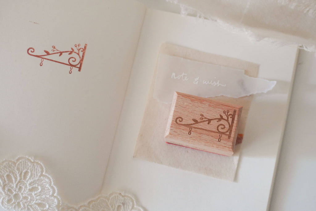 The Station Rubber Stamp, Note & Wish Rubber Stamp