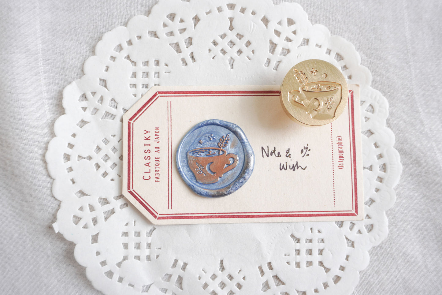 Cup of Magic Wax Seal Stamp, Note & Wish Original Seal Stamp