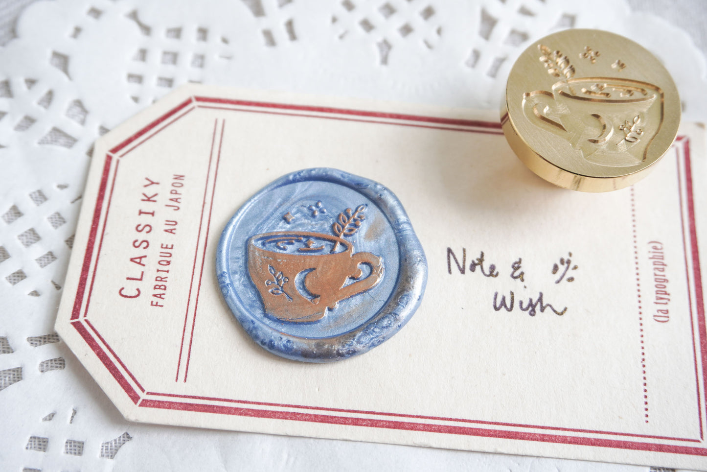 Cup of Magic Wax Seal Stamp, Note & Wish Original Seal Stamp