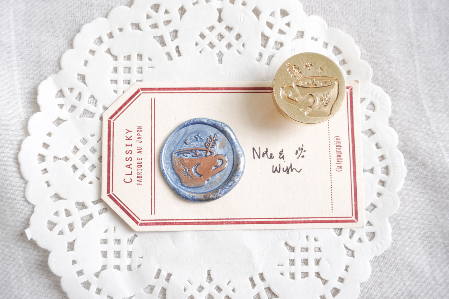 Cup of Magic Wax Seal Stamp, Note & Wish Original Seal Stamp