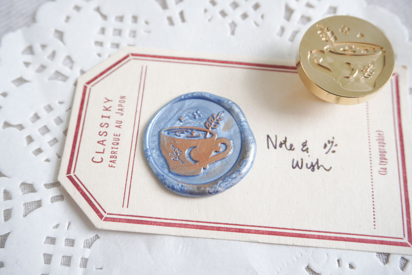 Cup of Magic Wax Seal Stamp, Note & Wish Original Seal Stamp