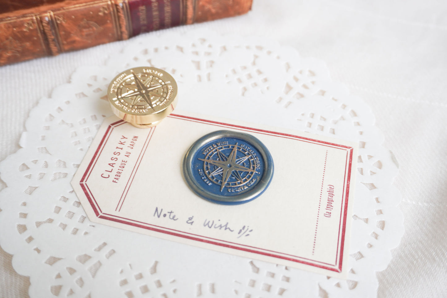 Travellers Wax Seal Stamp, Note & Wish Seal Stamp
