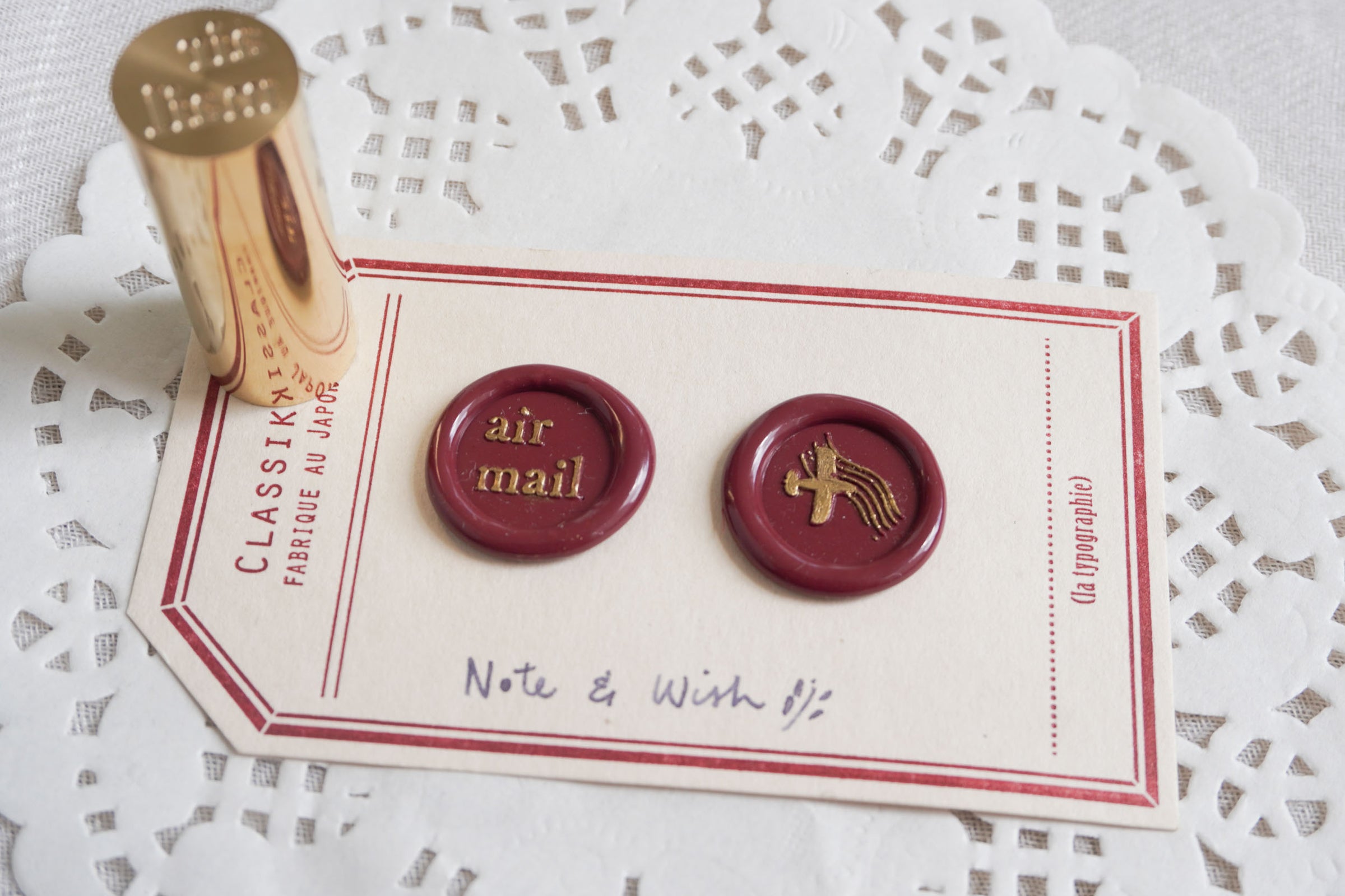Note & Wish - Original design washi tapes and sealing stamps– Note And Wish