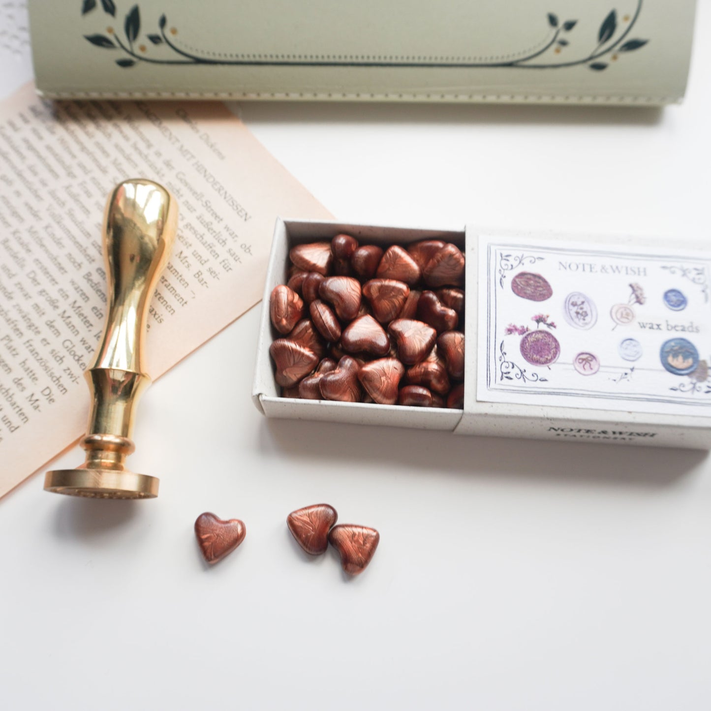 Bronze - Heart Shaped Wax