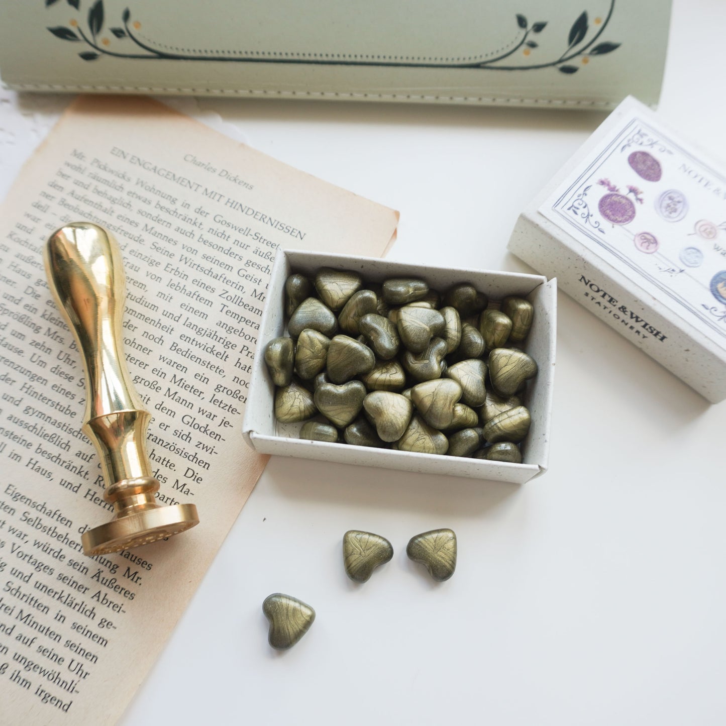 Gold - Heart Shaped Wax