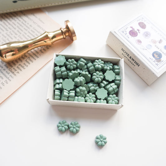 Green - Flower Shaped Wax