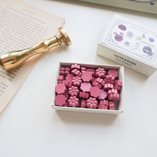 Pink - Flower Shaped Wax