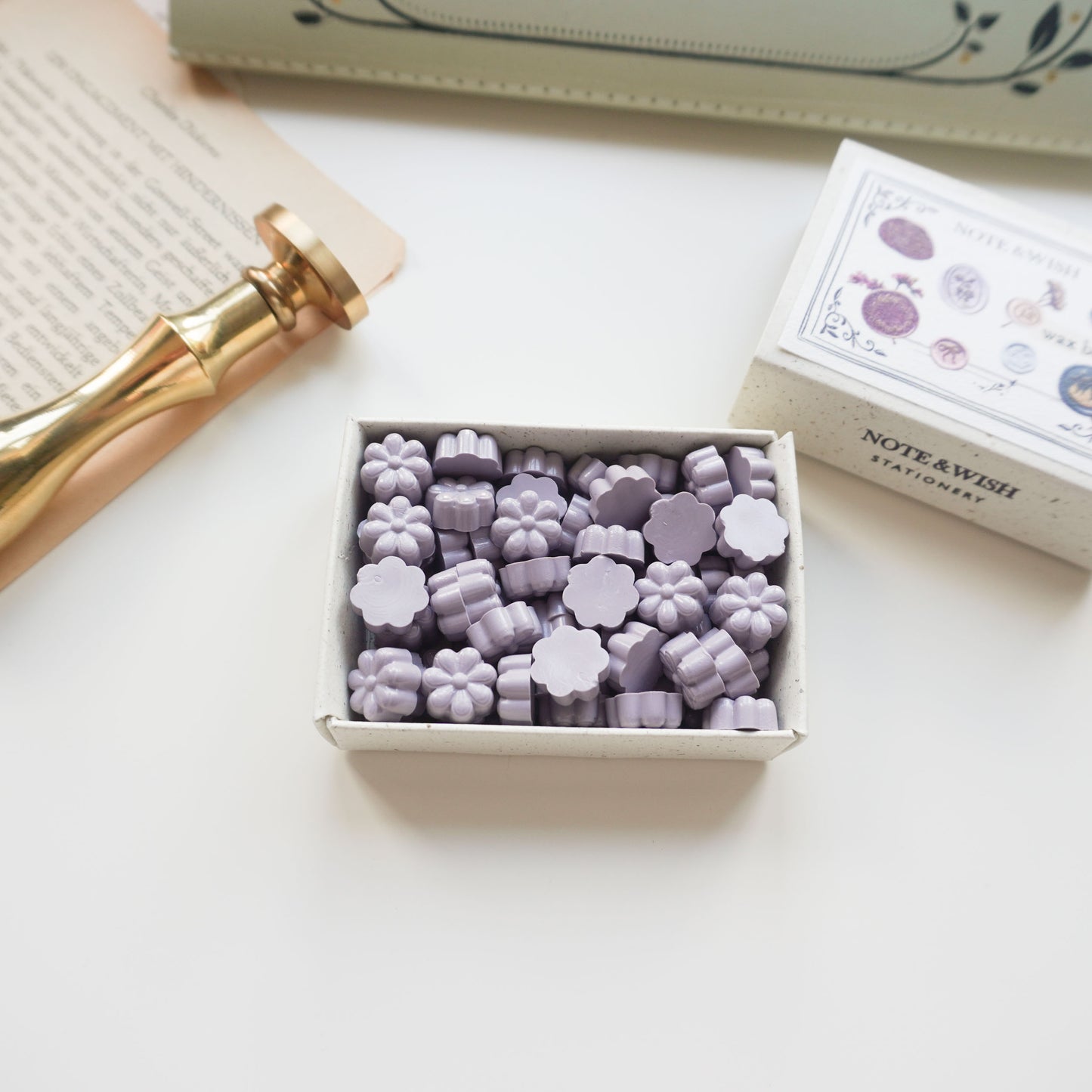 Purple - Flower Shaped Wax